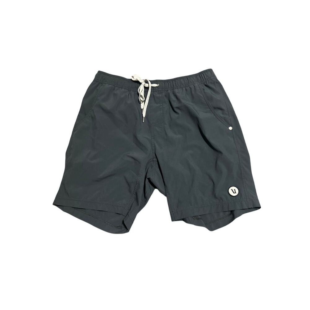 Vuori Lined Kore Short Charcoal 7" Inseam Athletic Gym Running Shorts M (Est.)